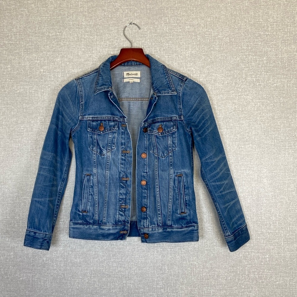 Madewell Medium Pinter Wash Denim Jean Jacket Style F0370